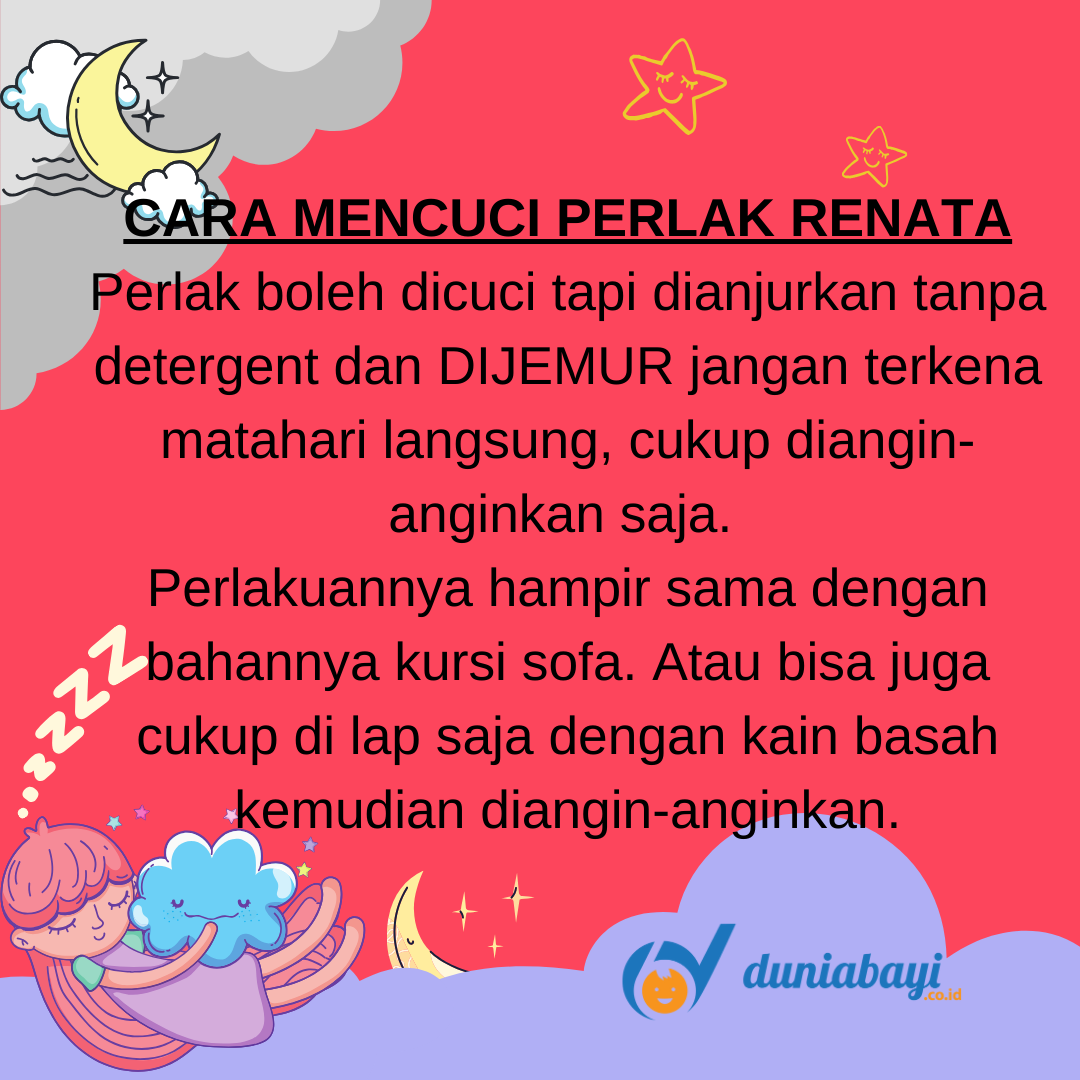 cara mencuci perlak renata