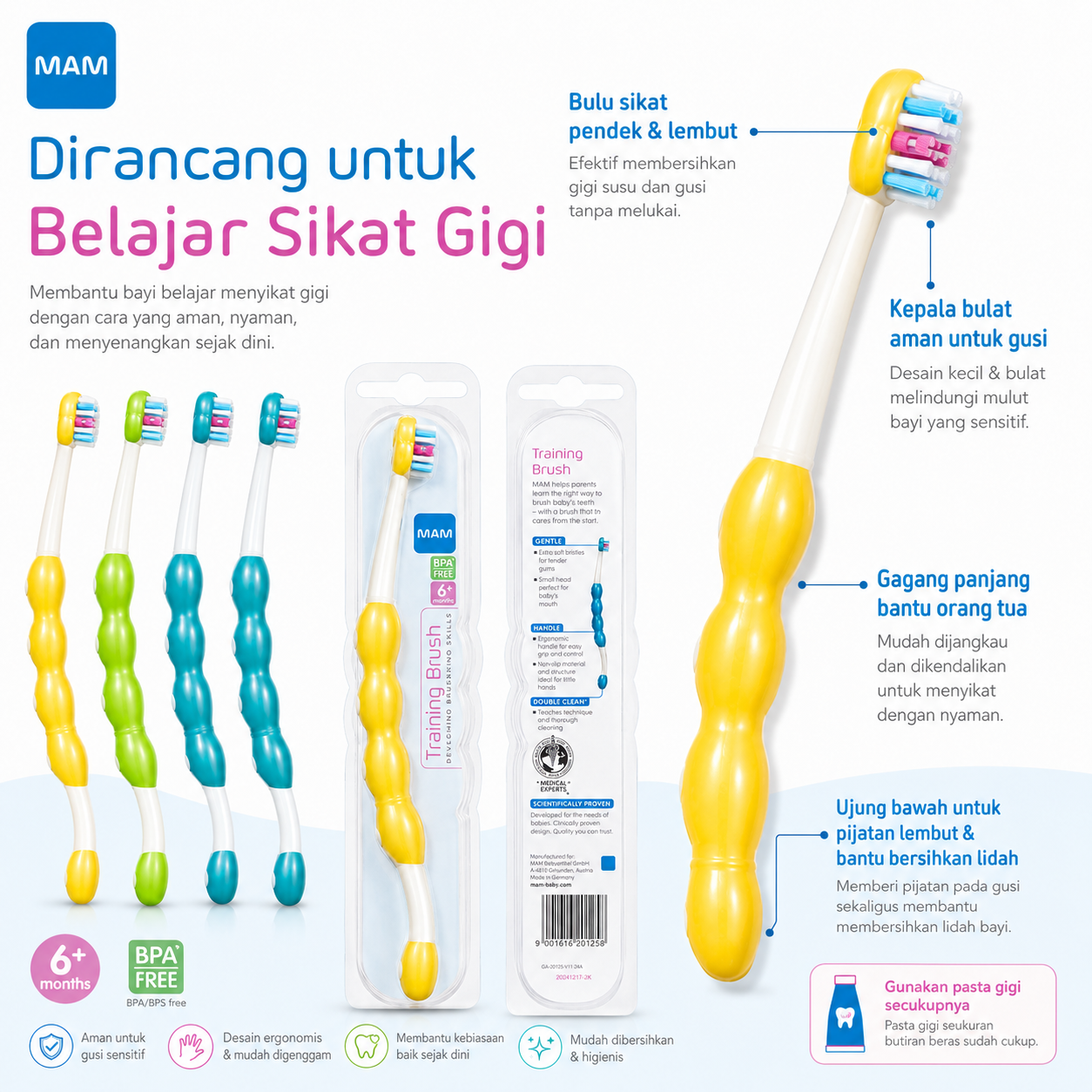 MAM Training Brush