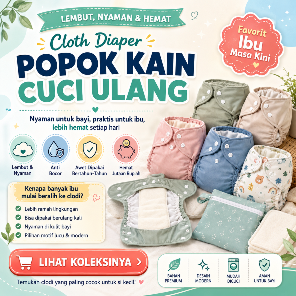 Popok Kain Cuci Ulang