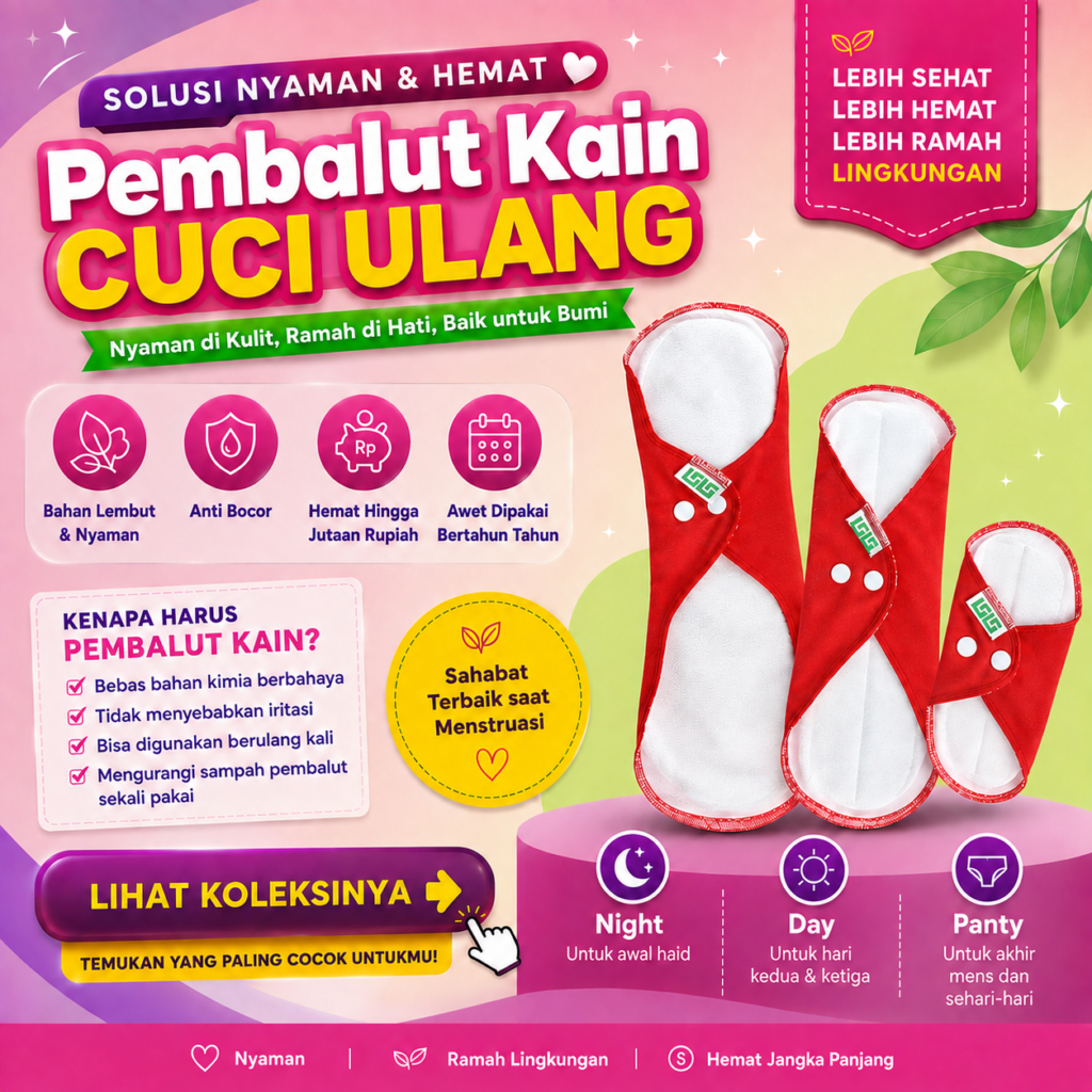 pembalut kain cuci ulang 1
